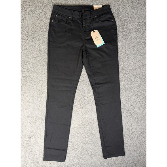 Prana Women's Jeans Kayla High Rise Oganic Cotton Black Out Size 6 28x32 NWT - Picture 1 of 14
